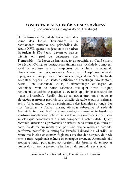 Conheça o Livro na Biblioteca Publica de Amontada Autor Gerson Vidal de Castro 