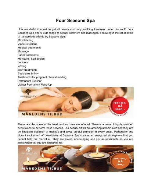 Massage Center In Dubai