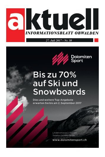 Aktuell Obwalden 30-2017