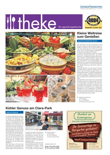 THEKE Juli 2017 | Der regionale Appetitmacher