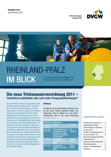 Ausgabe 5/2011 - DVGW Rheinland-Pfalz