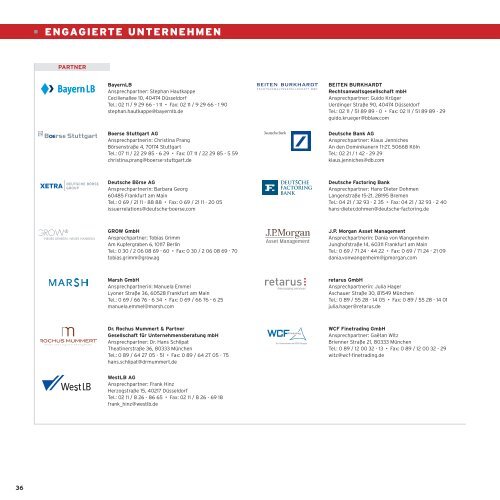 Programm - Xetra