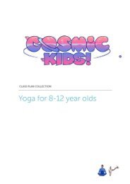Yoga Class Plan Collection - 8-12 year olds - SAMPLE