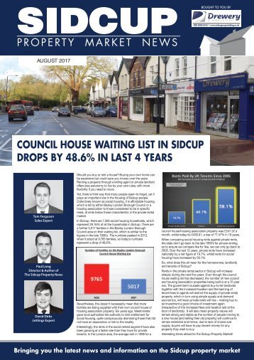 SIDCUP PROPERTY NEWS - AUGUST 2017