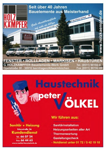 Mitteilungsblatt Teil 2 öffnen - Heimkehr-Hannover.de