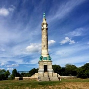 Soldiers and Sailors Monument East Rock located to the north of New Haven&#039;s Invisalign specialist Shoreline Dental Care