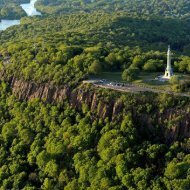 Soldiers and Sailors Monument East Rock located 8.2 miles to the north of New Haven dentist Shoreline Dental Care