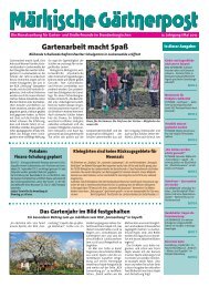 Ausgabe 05 / 2012 - Kreisverband Potsdam der Garten-und ...