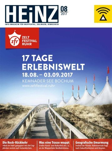HEINZ Magazin Wuppertal 08-2017