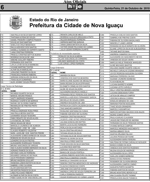 Atos Oficiais 4 - Prefeitura de Nova Iguaçu