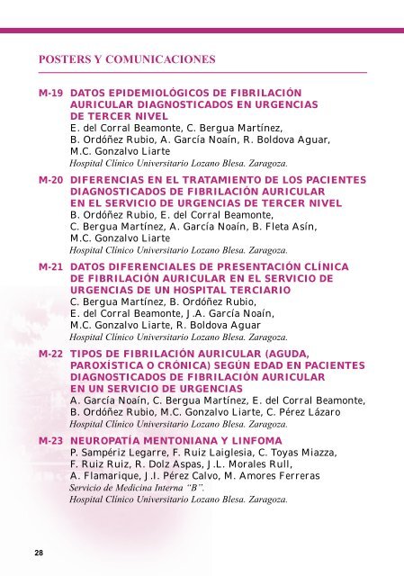 Programa científico - S&H Medical Science Service