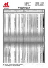 Streckmetall / Grosse Maschen protech - E. Pfister & Cie AG