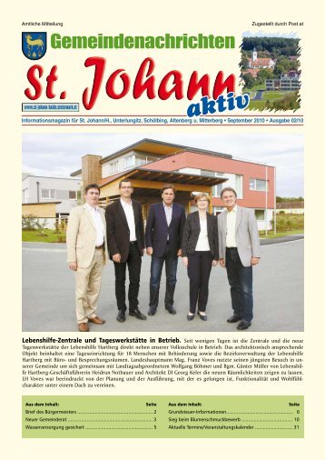 Gemeindezeitung 02/2010 - Sankt Johann in der Haide