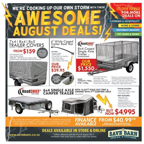 Save Barn August Mailer