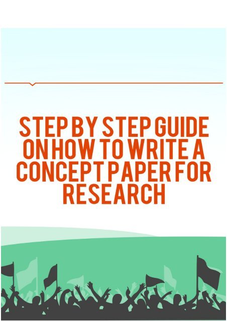 how to write a concept paper for research
