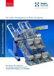 Für mehr Transparenz in Ihrer Fertigung - teamtechnik ...