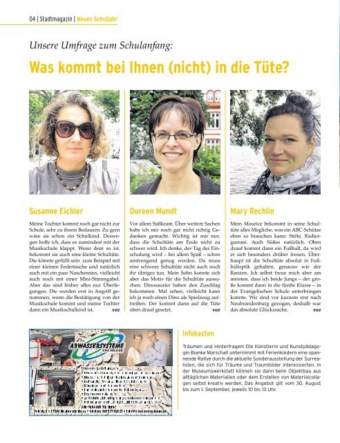 Stadtmagazin Juli