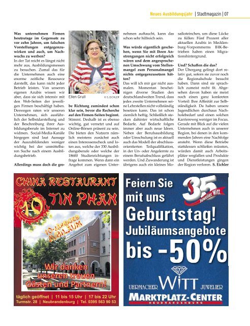 Stadtmagazin Juli