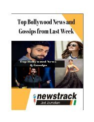 Top Bollywood News and Gossips from Last Week
