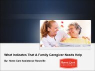 What Indicates That A Family Caregiver Needs Help