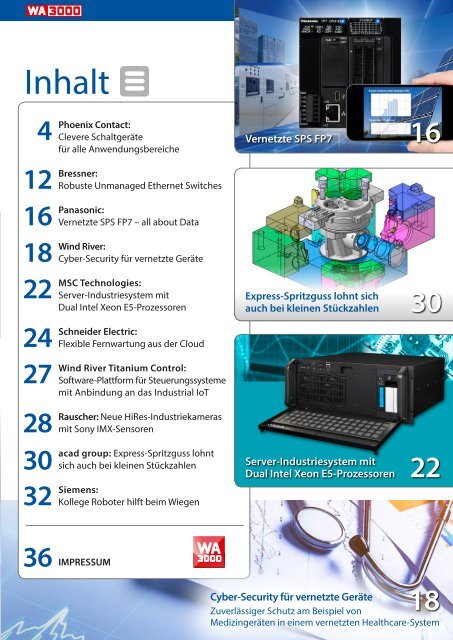 WA3000 Industrial Automation Juli 2017