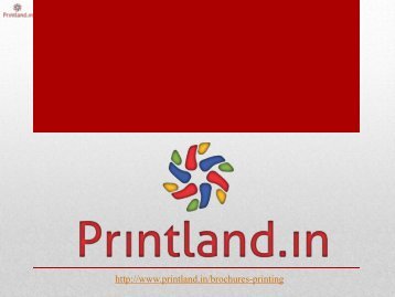 Corporate Brochure Printing Online in India, Customized Company Brochure Samples