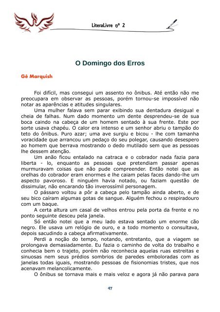 Revista LiteraLivre 4ª edição (versão 1)