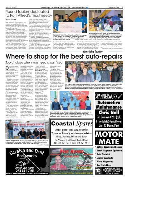 8 Talk Of The Town Advert