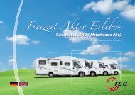 Motorhomes 2012 - TEC Caravans