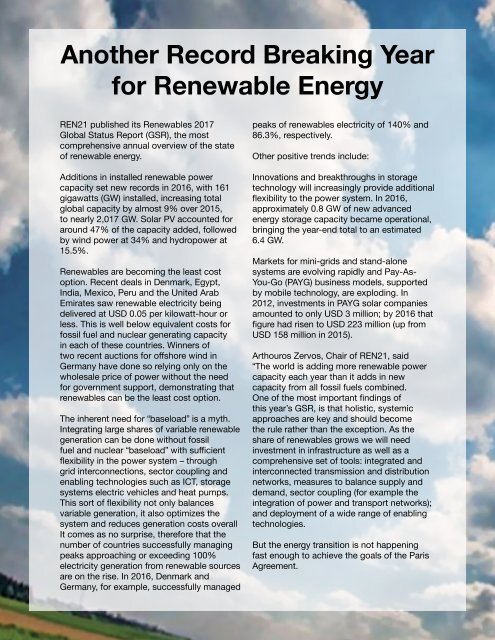 Renewable Green Leaders Magazine: Promoting a Sustainable Future for Generations to Come by Dubai Electricity and Water Authority (DEWA)