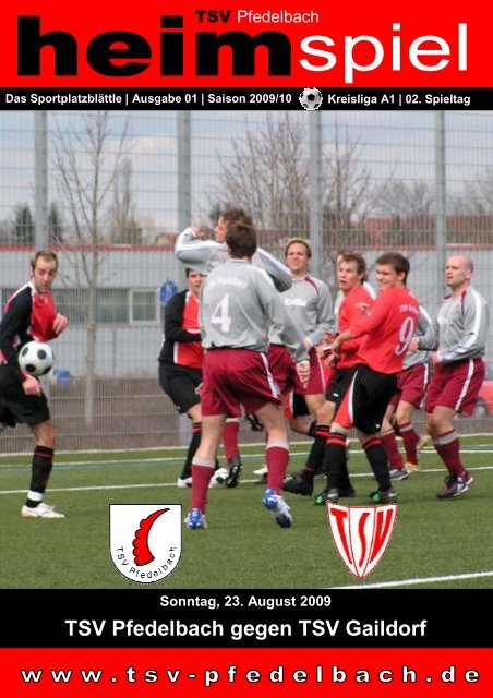 TSV Pfedelbach gegen TSV Gaildorf