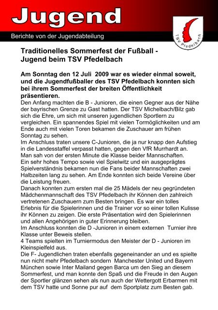 TSV Pfedelbach gegen TSV Gaildorf
