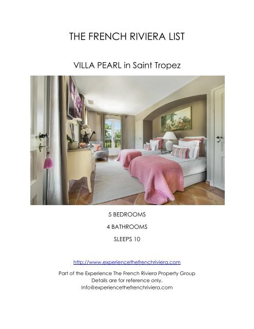 Villa Pearl - Saint Tropez