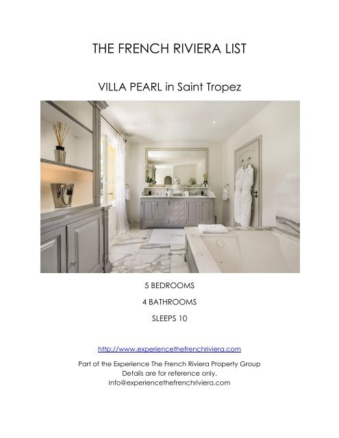 Villa Pearl - Saint Tropez