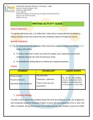 A1 (1) WRITING ACTIVITY GUIDE