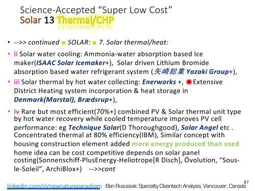 Miljøvennlig, Økonomisk, Svært Effektiv Energi Ren Teknologi for Fremtiden / Environmentally Friendly, Economical, Highly Efficient Energy Cleantech for the Future