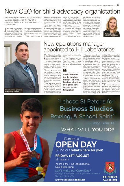 Waikato Business News July/August 2017