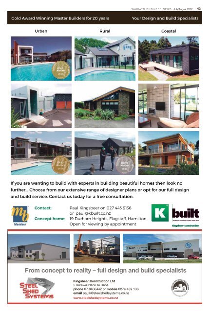 Waikato Business News July/August 2017