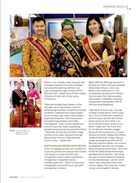 Sriwijaya Magazine Agustus 2017