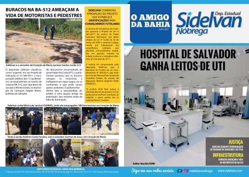 Jornal Sidelvan capa e fundo