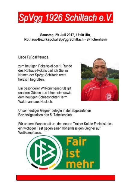 29.07.2017, Rothaus-Bezirkspokal SF Ichenheim