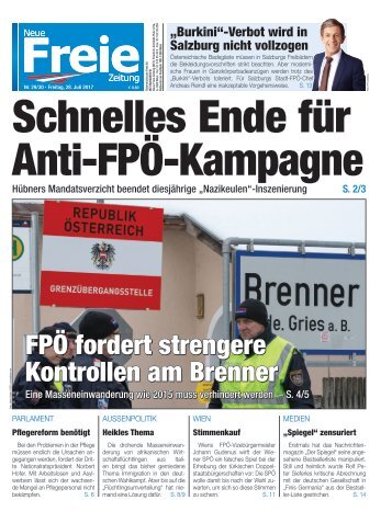 Schnelles Ende für Anti-FPÖ-Kampagne