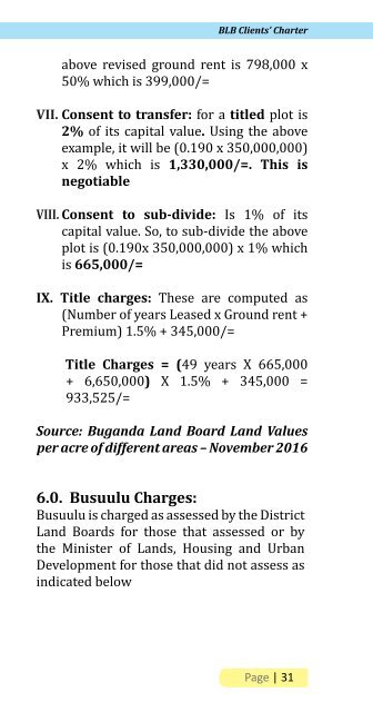 Client&#039;s Charter - 2017