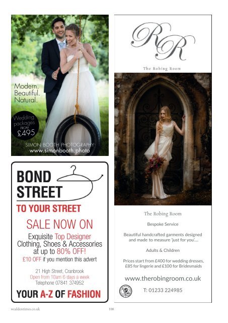 Wealden Times | WT186 | August 2017 | Wedding supplement inside