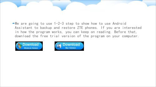 Backup and Restore Data from ZTE