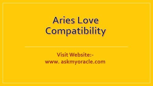 Aries Love Compatibility | Love Matches for Zodiac Signs