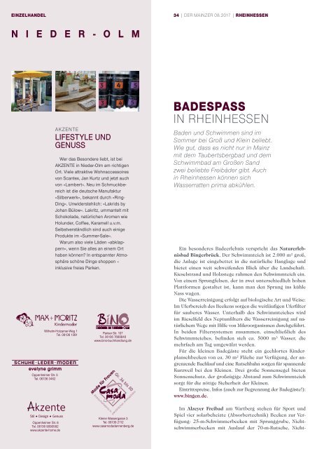 DER MAINZER - Das Magazin für Mainz und Rheinhessen - Nr. 323