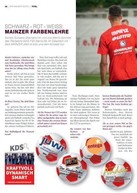 DER MAINZER - Das Magazin für Mainz und Rheinhessen - Nr. 323
