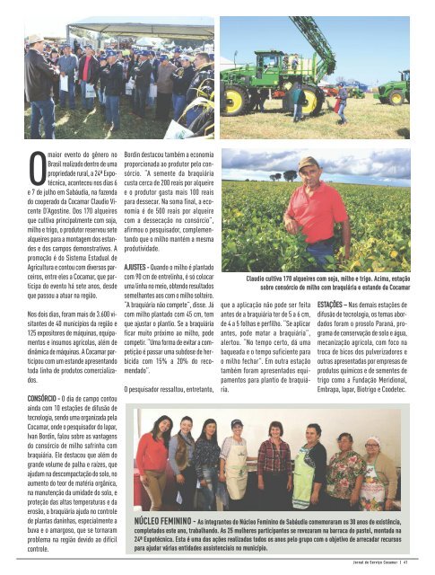 Jornal Cocamar Agosto 2017