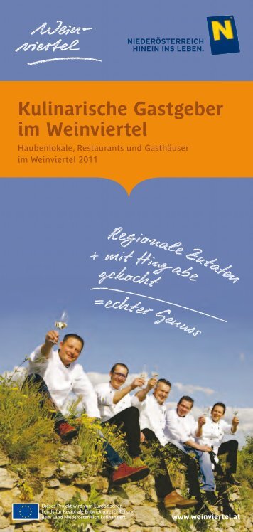 Kulinarische Gastgeber im Weinviertel - Jakobsweg Weinviertel